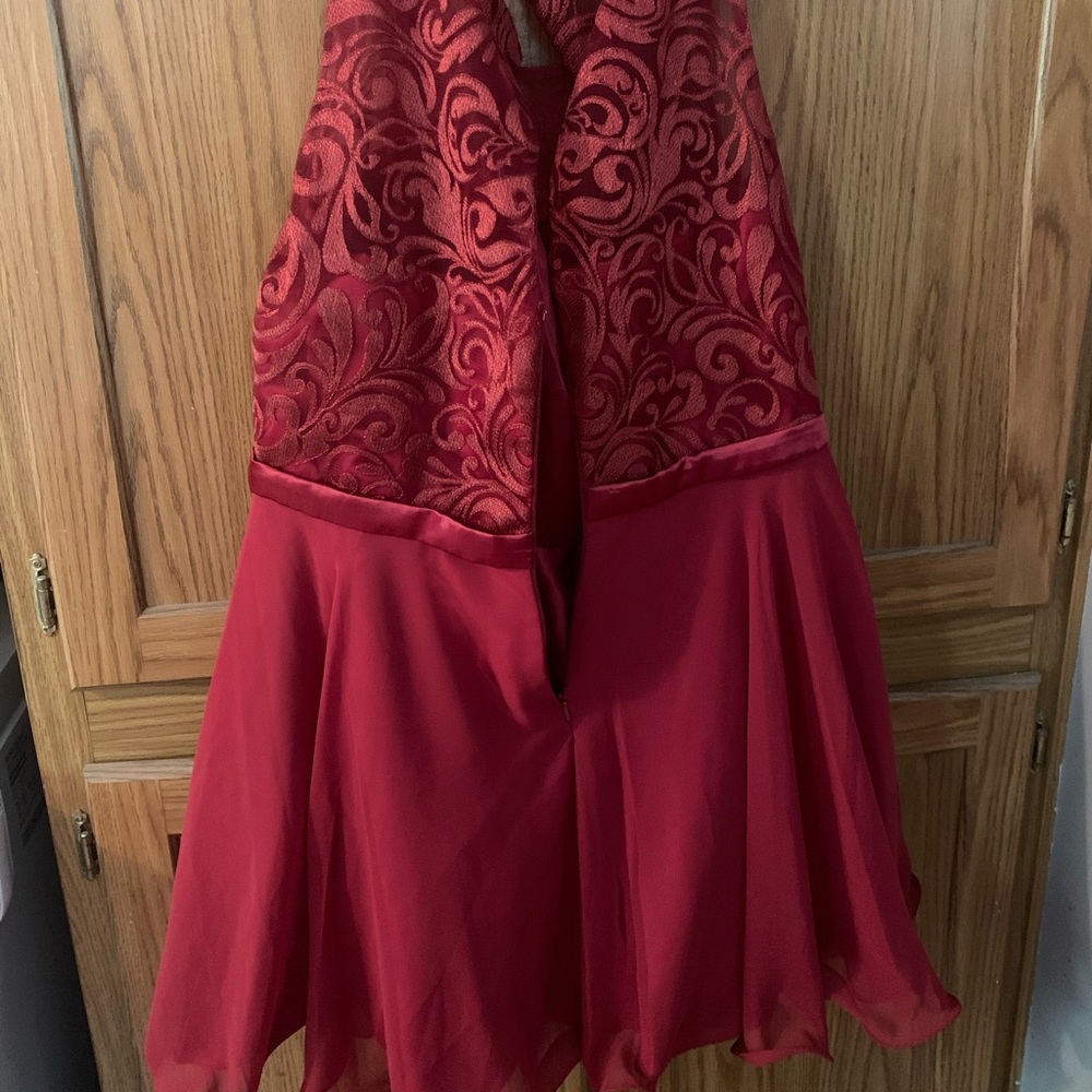 Burgundy Formal Dress -2xl